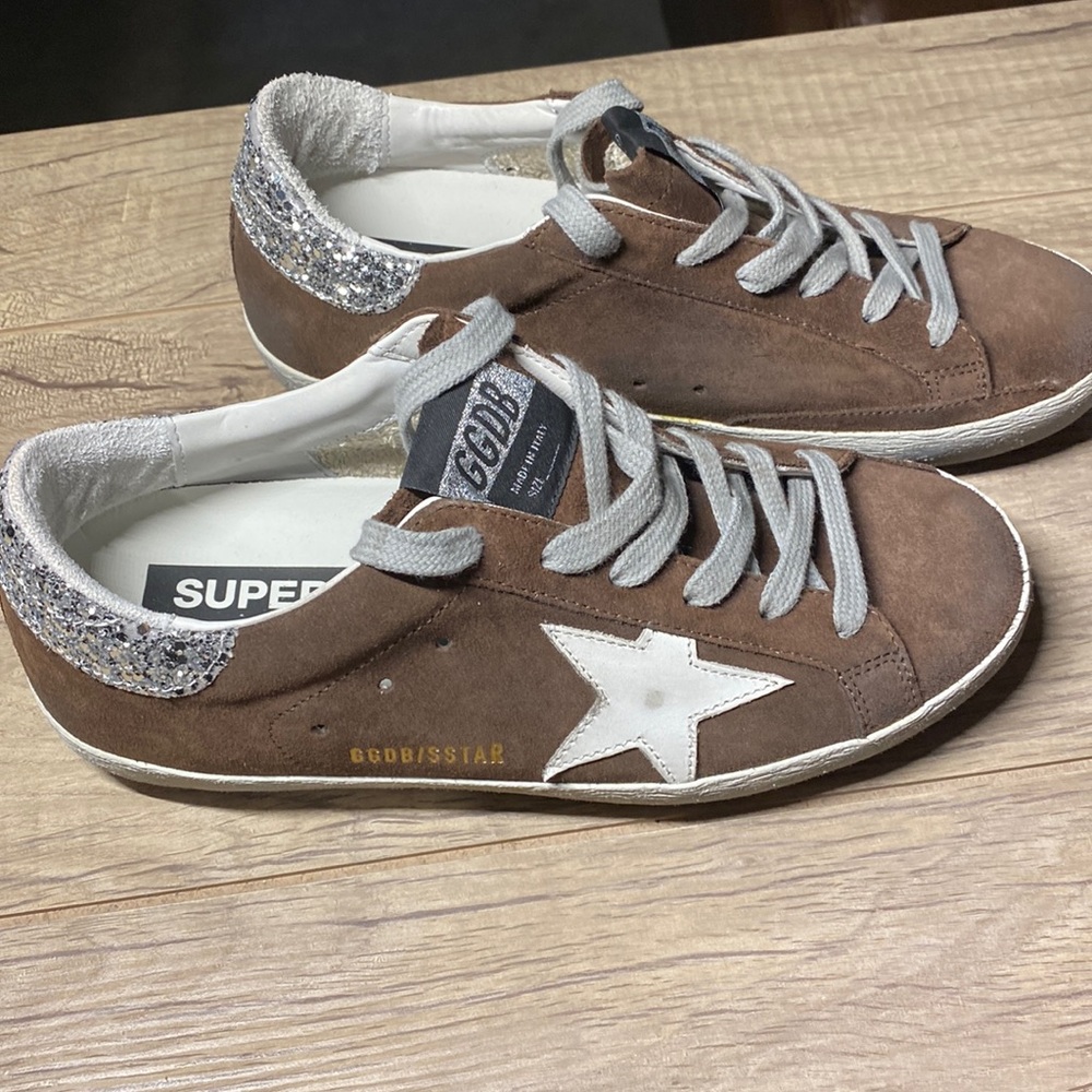 Golden goose brown suede superstar